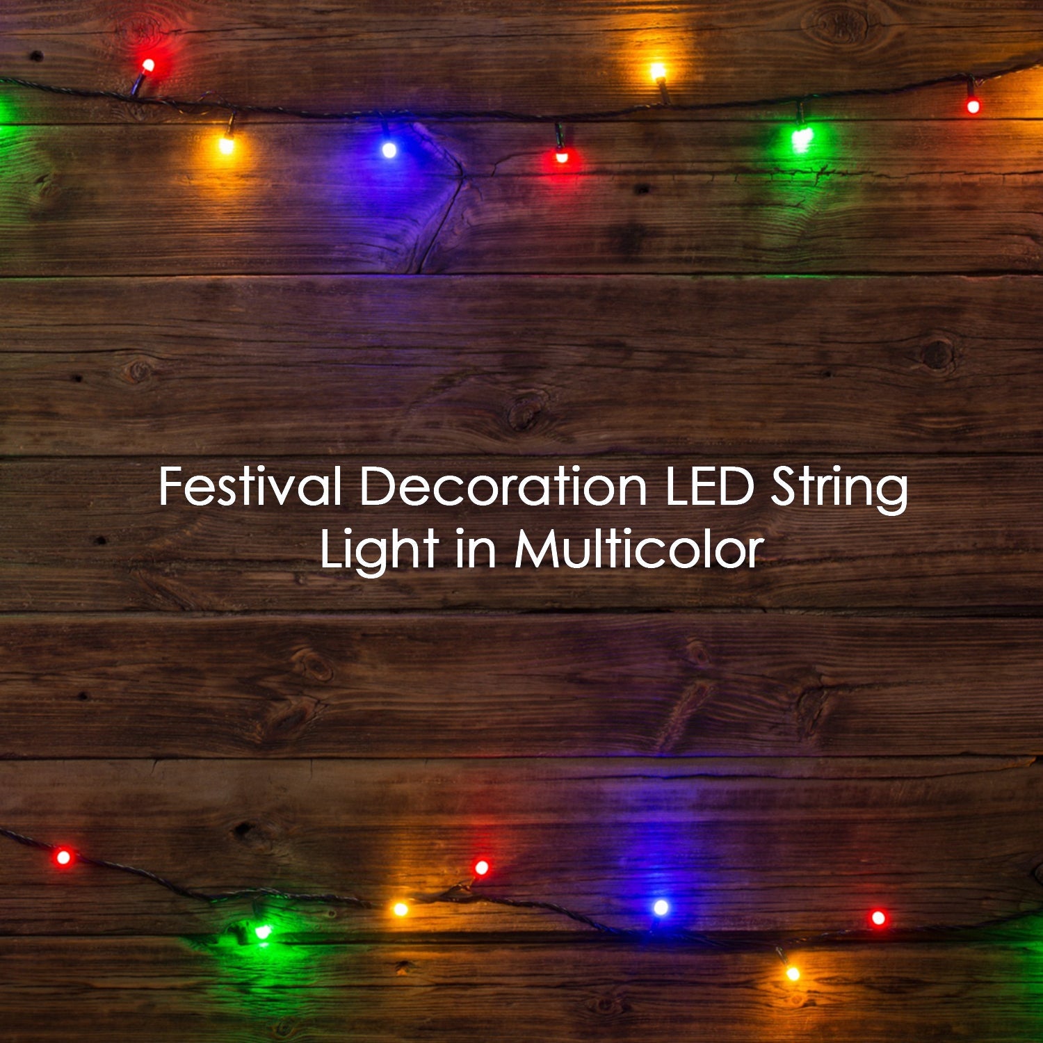 LED Christmas string lights, 3 meters, festive colors. LED Christmas string lights, 3 meters, festive colors.